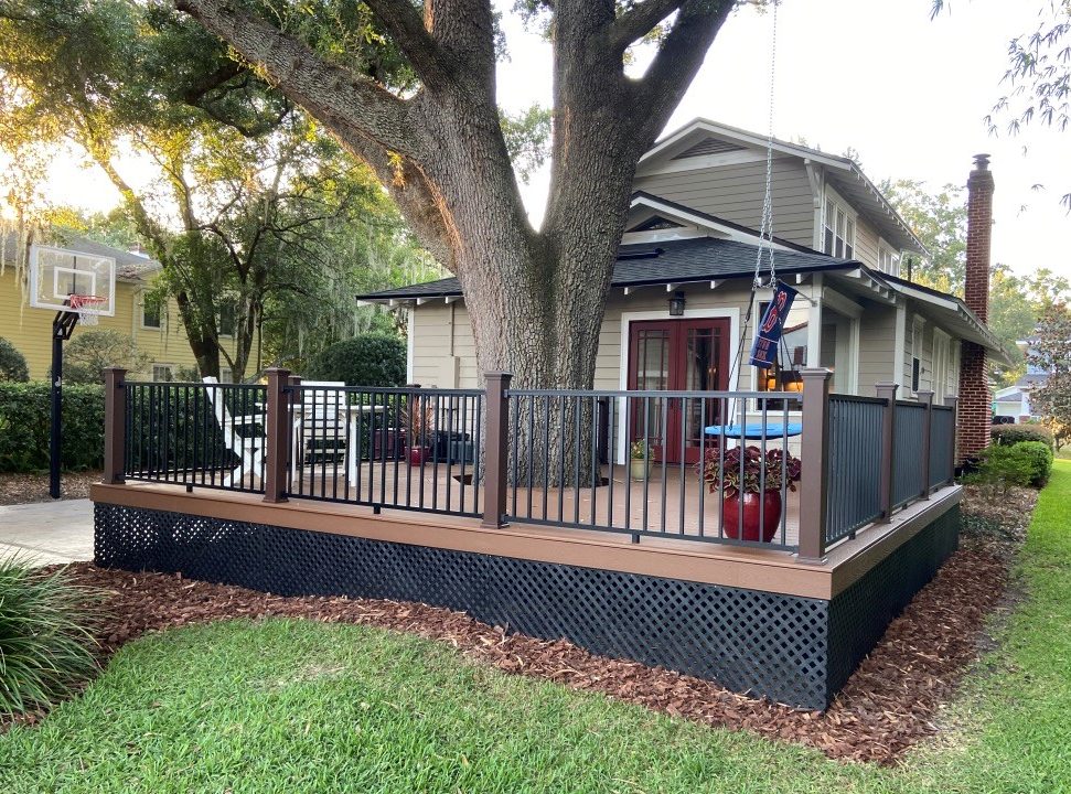 Deck around a tree